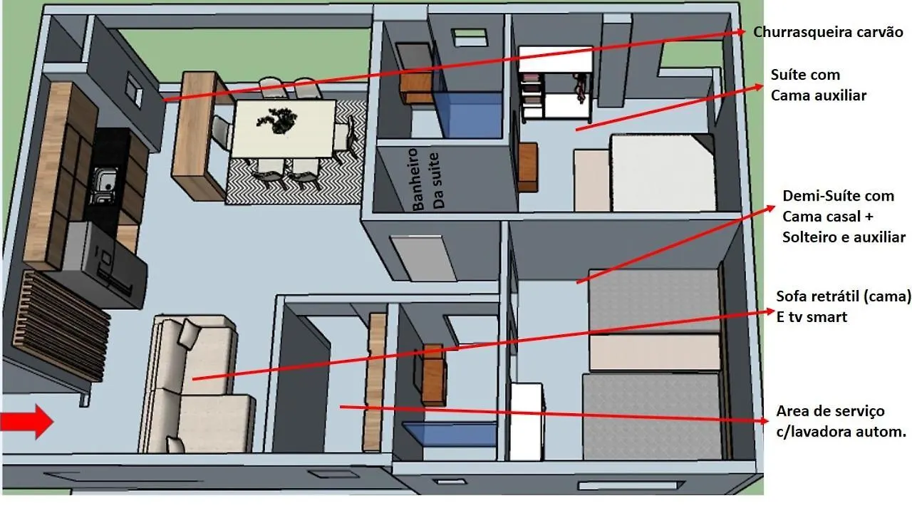 Apartament Recanto Meia Praia Itapema